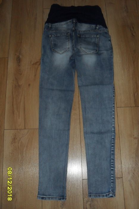 Jeansy ciążowe rozm. 38 M stan bardzo dobry spodnie
