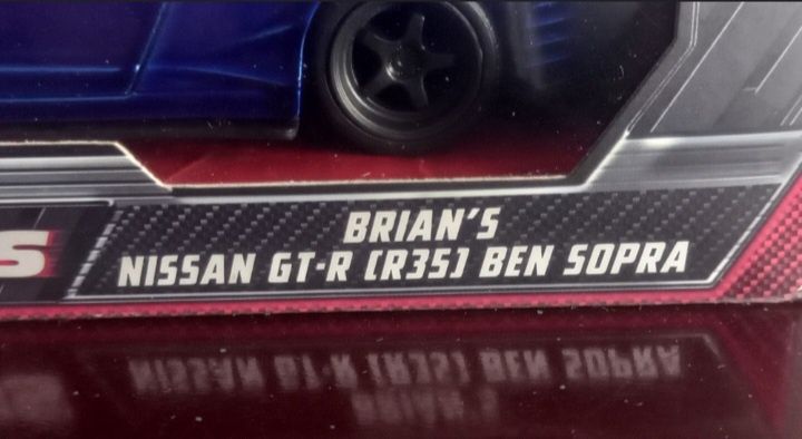 Nissan GT-R R35 1:32 fast & furious jada