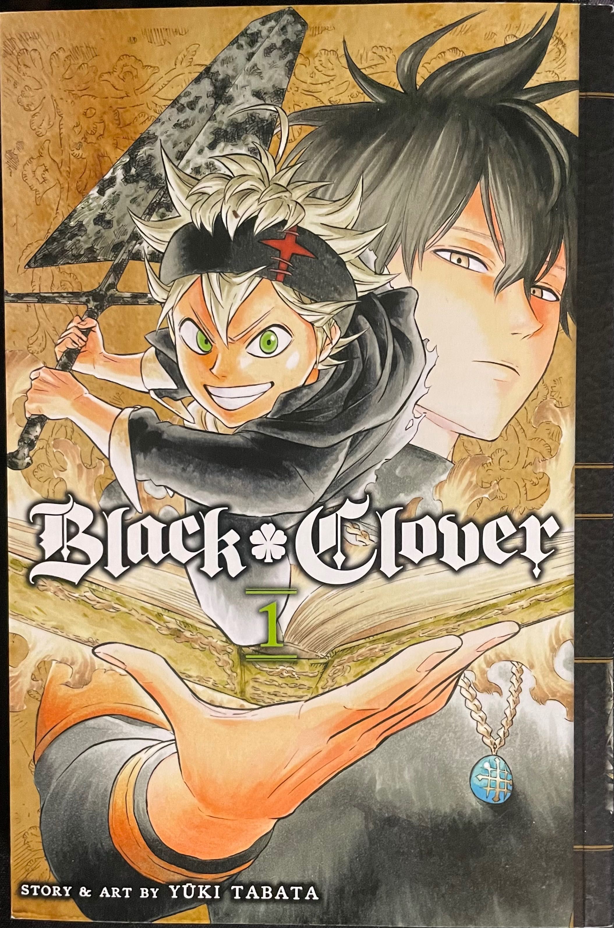 Manga Black Clover ENG vol. 1, 3, 4, 6,