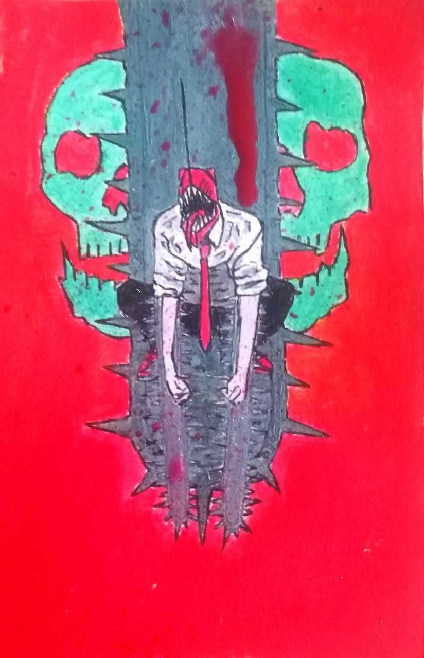 Міні Арти із аніме"Людина бензопила/Chainsaw Man" друга частина набору