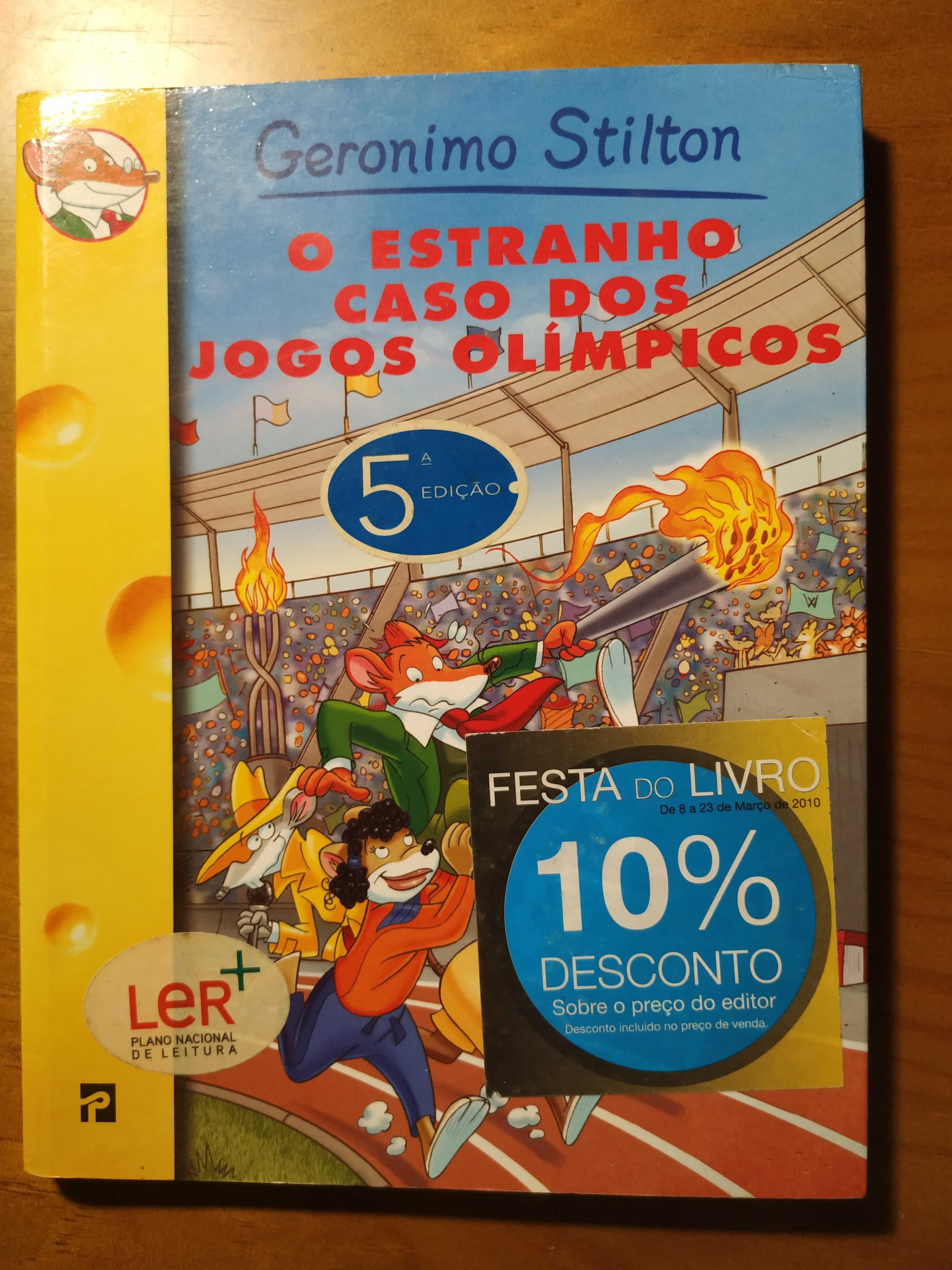 2 livros Geronimo Stilton