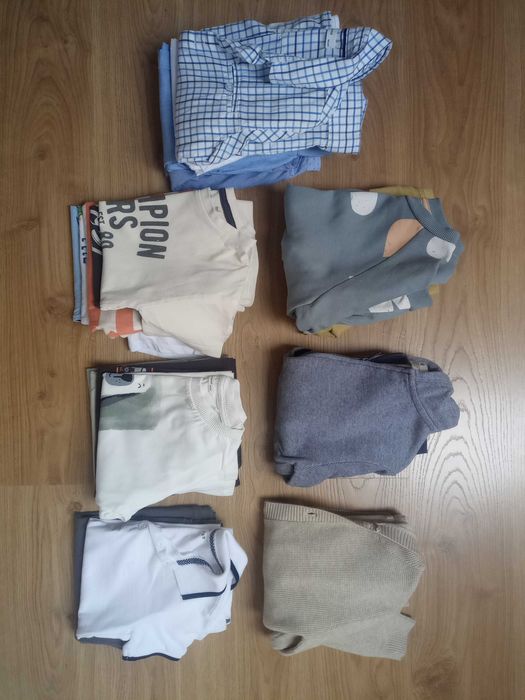 Ubrania chłopiec rozm. 110 - 20 szt - stan bardzo dobry