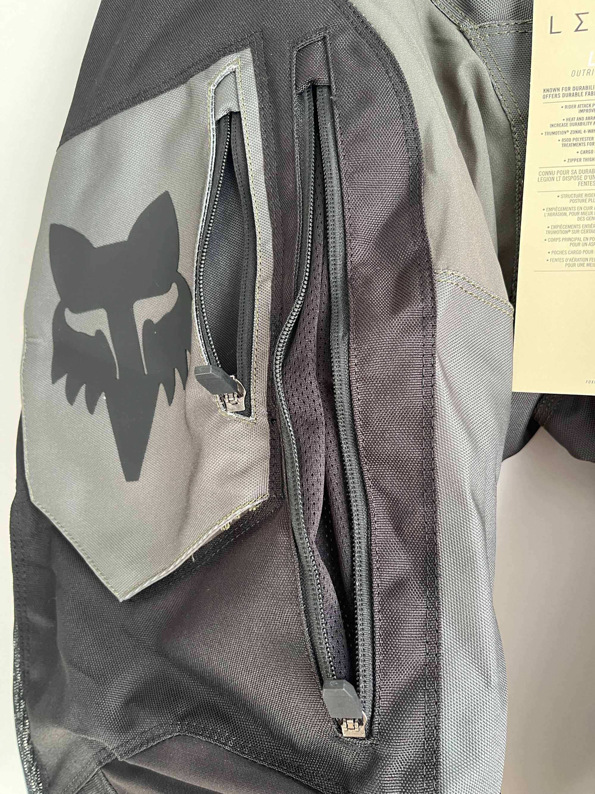 Strój FOX MX Legion (Black Orange Green)(cross,quad,enduro,mtb,dh)