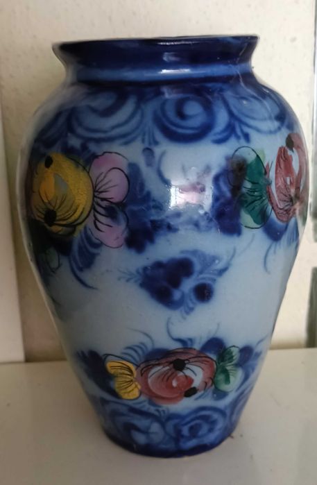 Jarra Alcobaça pintada a mão Raul da Bernarda