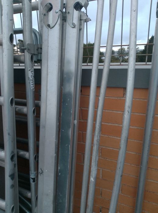 Plataforma de andaime em alumínio