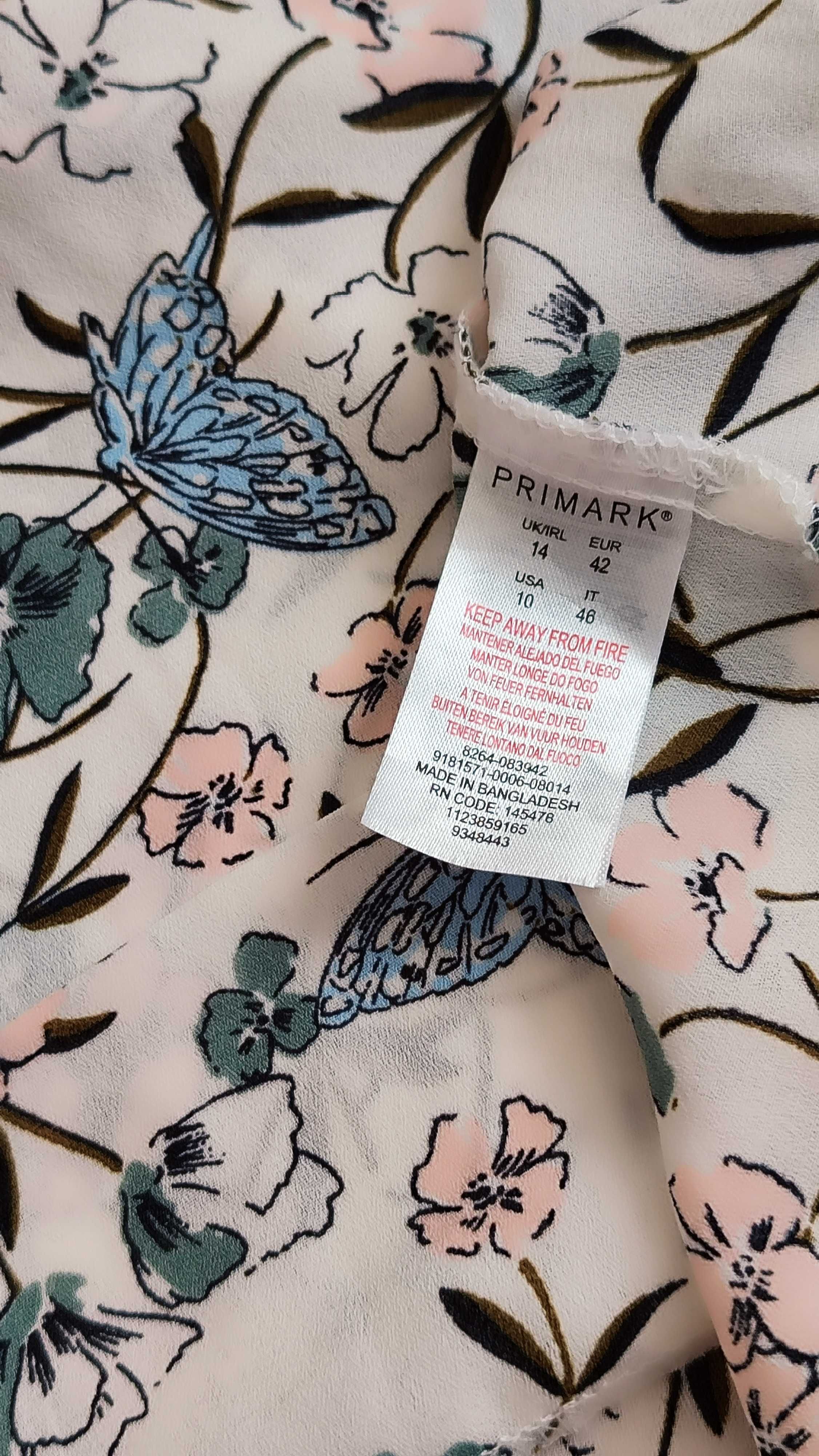 Bluzka na ramiączkach kwiaty motyle
Primark