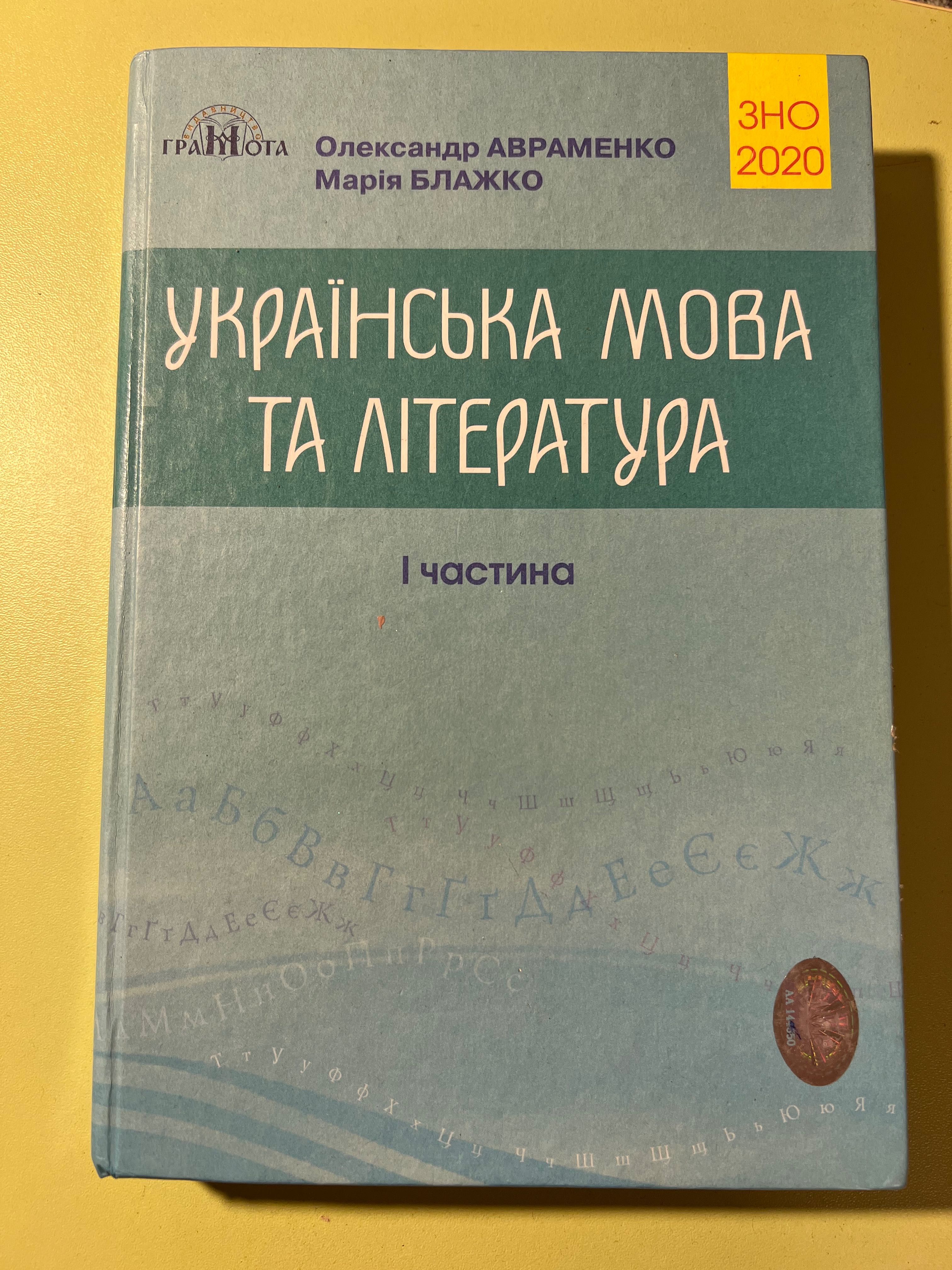 ЗНО 2020 Авраменко