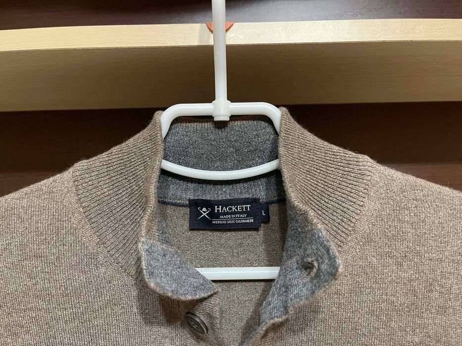 Hackett, Мериносова вовна, Шовк та Кашемір преміальний светр