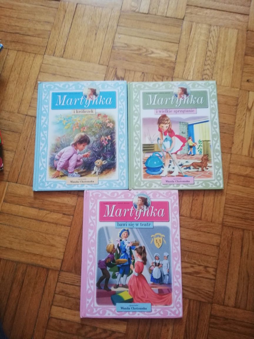 Trzy książki z serii Martynka