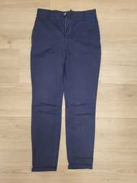 Spodnie chinos z H&M, granatowe, rozm. 36