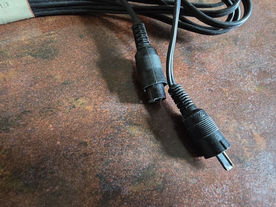 Przedłużacz 5m głośnikowy kolumnowy kabel stary typ din 2 wg 2 ng 2