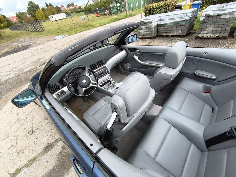 BMW E46 cabrio 3.0 m54b30 231km manual bez rdzy