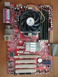 Материнська плата MSI K9N neo v2 під процесори АМ2 Athlon