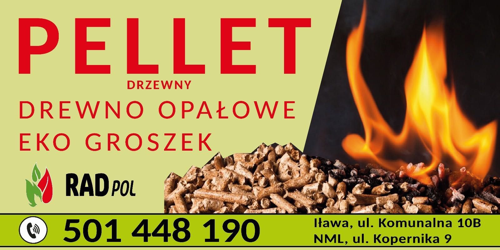 Pellet drzewny Dębowy , sosnowy, Certyfikowany