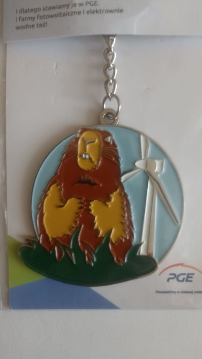 Brelok metalowy Świstak