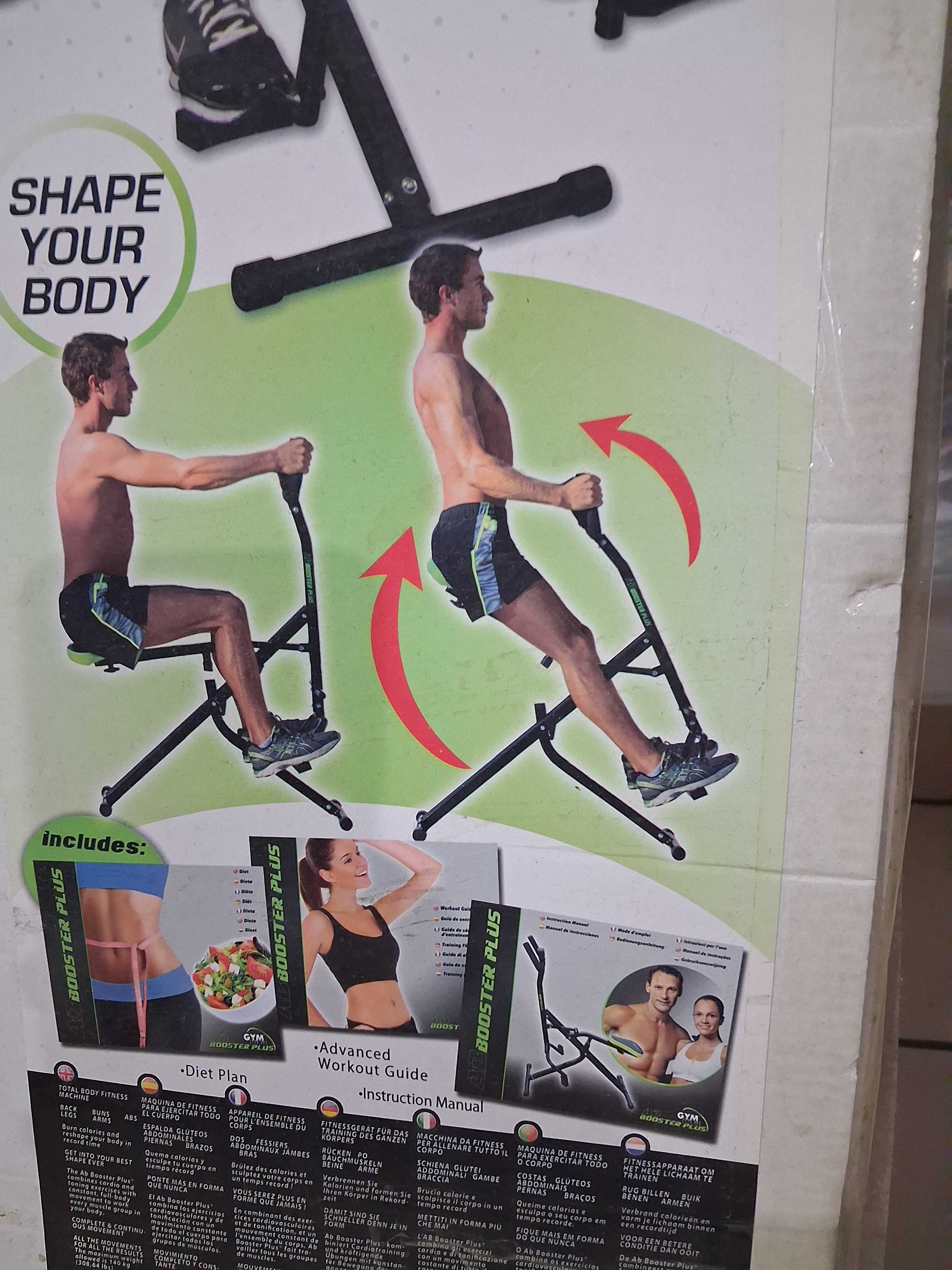 Máquina (NOVA) de musculação GYMFORM Ab Booster Plus Multifuncional