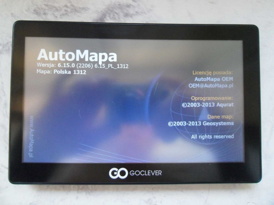 Używana nawigacja GPS GoClever Navio 700 V Plus, ekran 7”