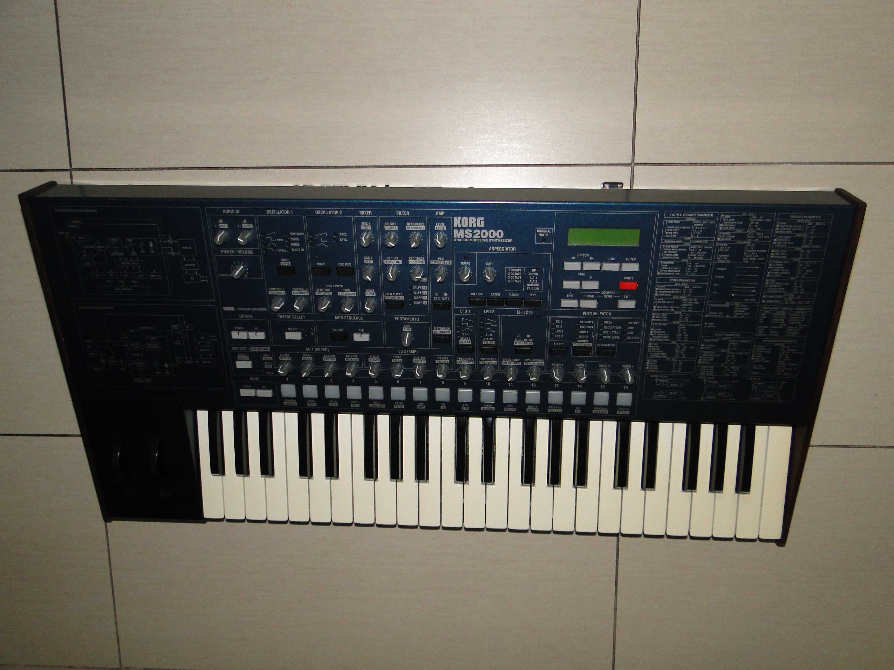 Kultowy Syntezator Analogowy KORG MS2000.Ideał.Jedyny.Mega Okazja