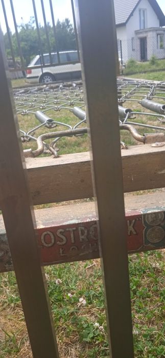 Stare mosiężne sygnowane  przedwojenne łóżko