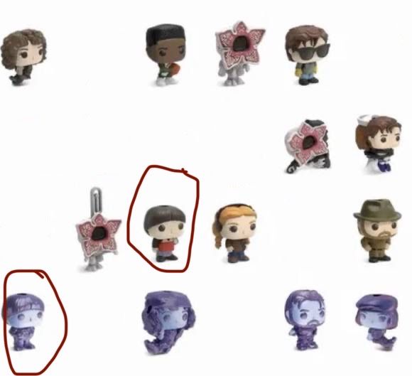 фігурки дивні дива/очень странные дела/stranger things