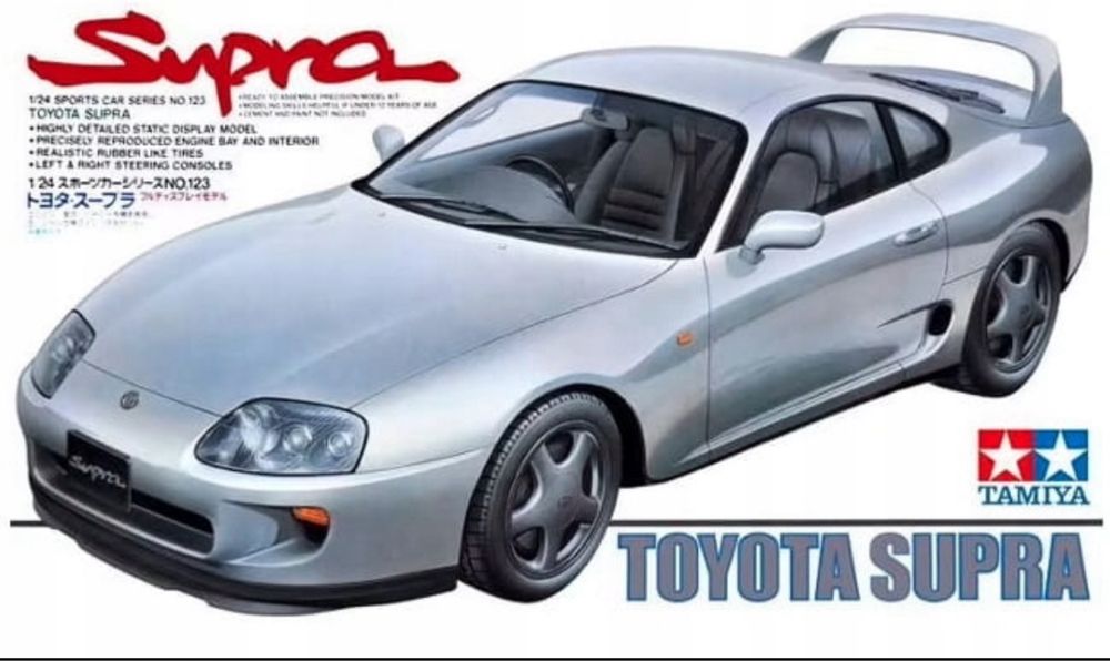 Model figurka Toyota Supra MK4 1:24 Tamiya 24123