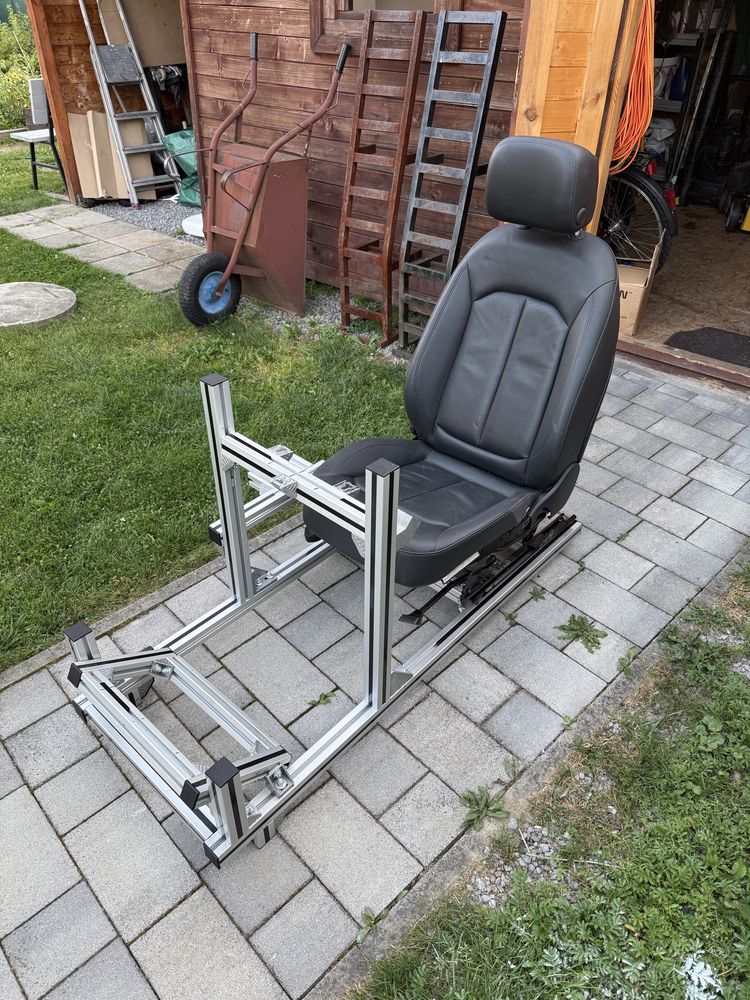 Stelaż simracing + fotel