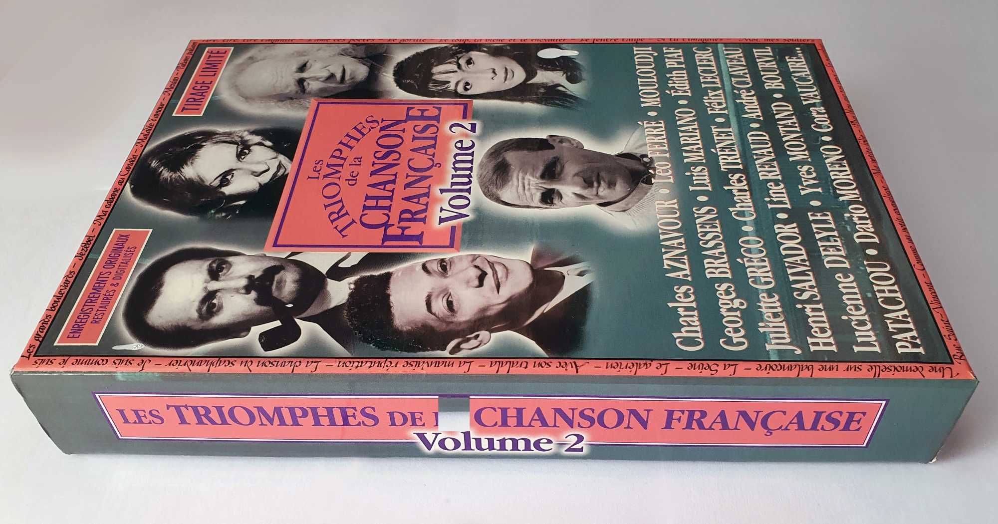 Antologia klasycznej piosenki francuskiej - biografia Płyty CD BOX