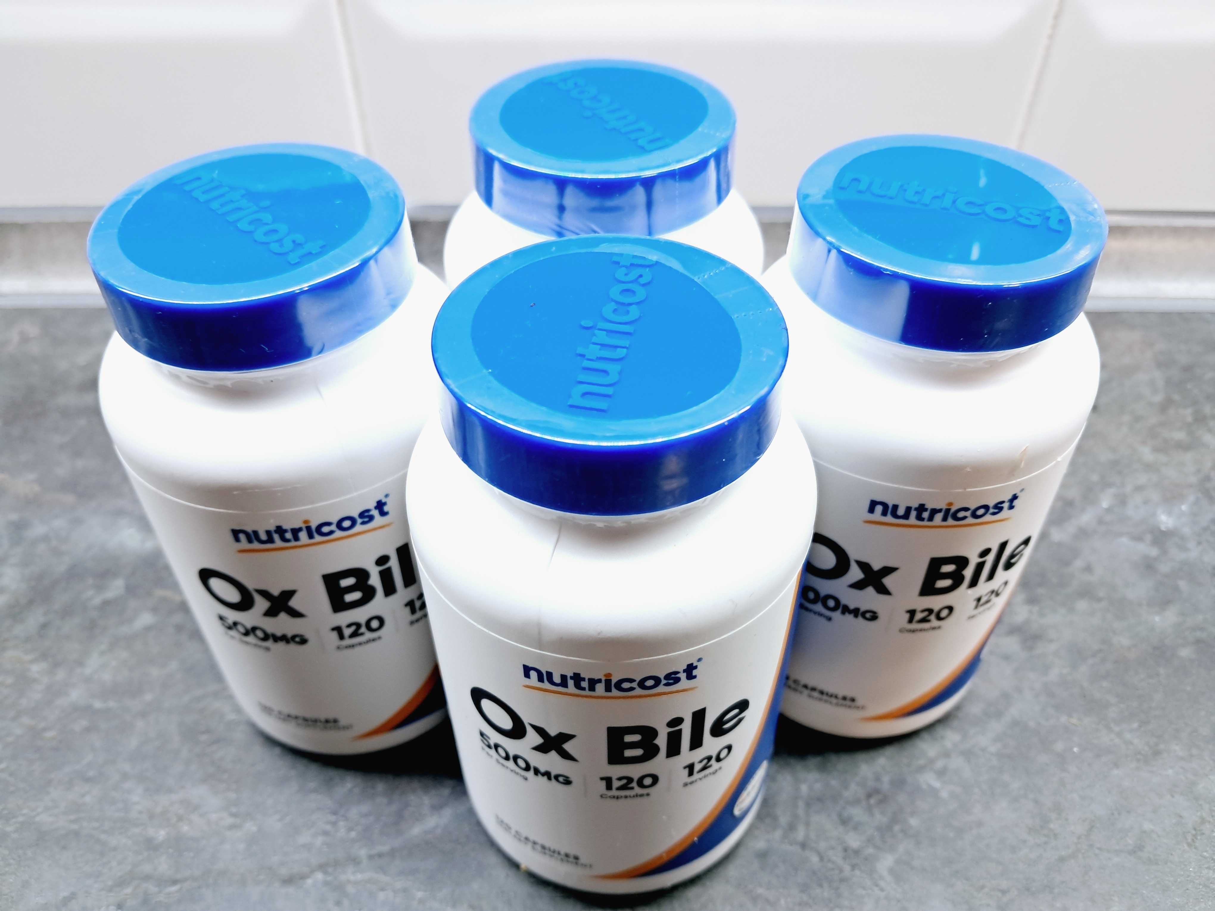 Nutricost, Ox Bile 500 мг (120 капс.), бычья желчь, бичача жовч