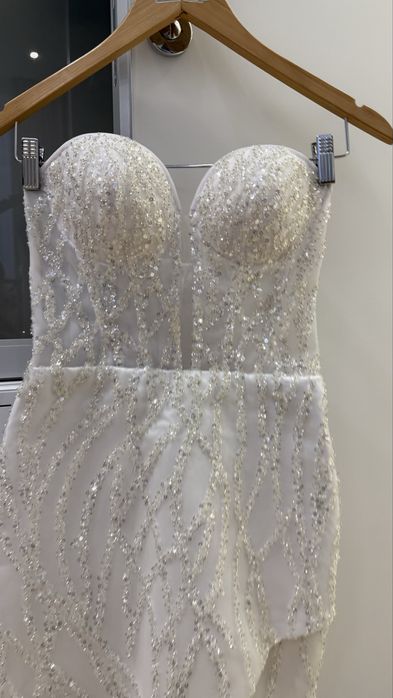 Сукня весільна коротка S