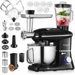 Robot Kuchenny Planetarny MASZYNKA DO MIĘSA Mikser Blender 6W1 MOCNY!