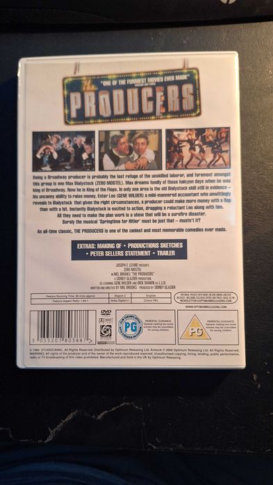 Os Produtores - The Producers Mel Brooks DVD