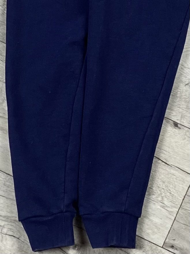 Lacoste кофта балахон S размер женская флисовая синяя оригинал
