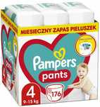 Pieluchomajtki Pampers Pants Rozmiar 4 176 szt. Made In Poland