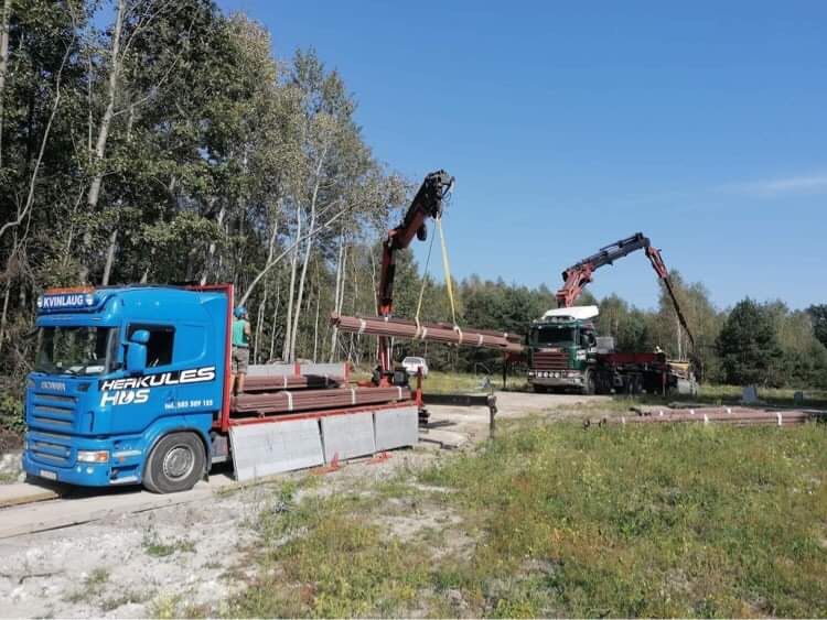 Usługi transportowe Transport HDS (JIB) dźwig , żuraw 18 ton! HERKULES