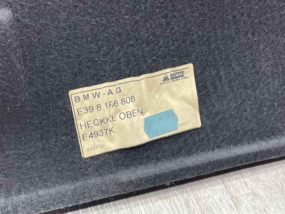 Обшивка багажнику BMW E39 Седан Код:751