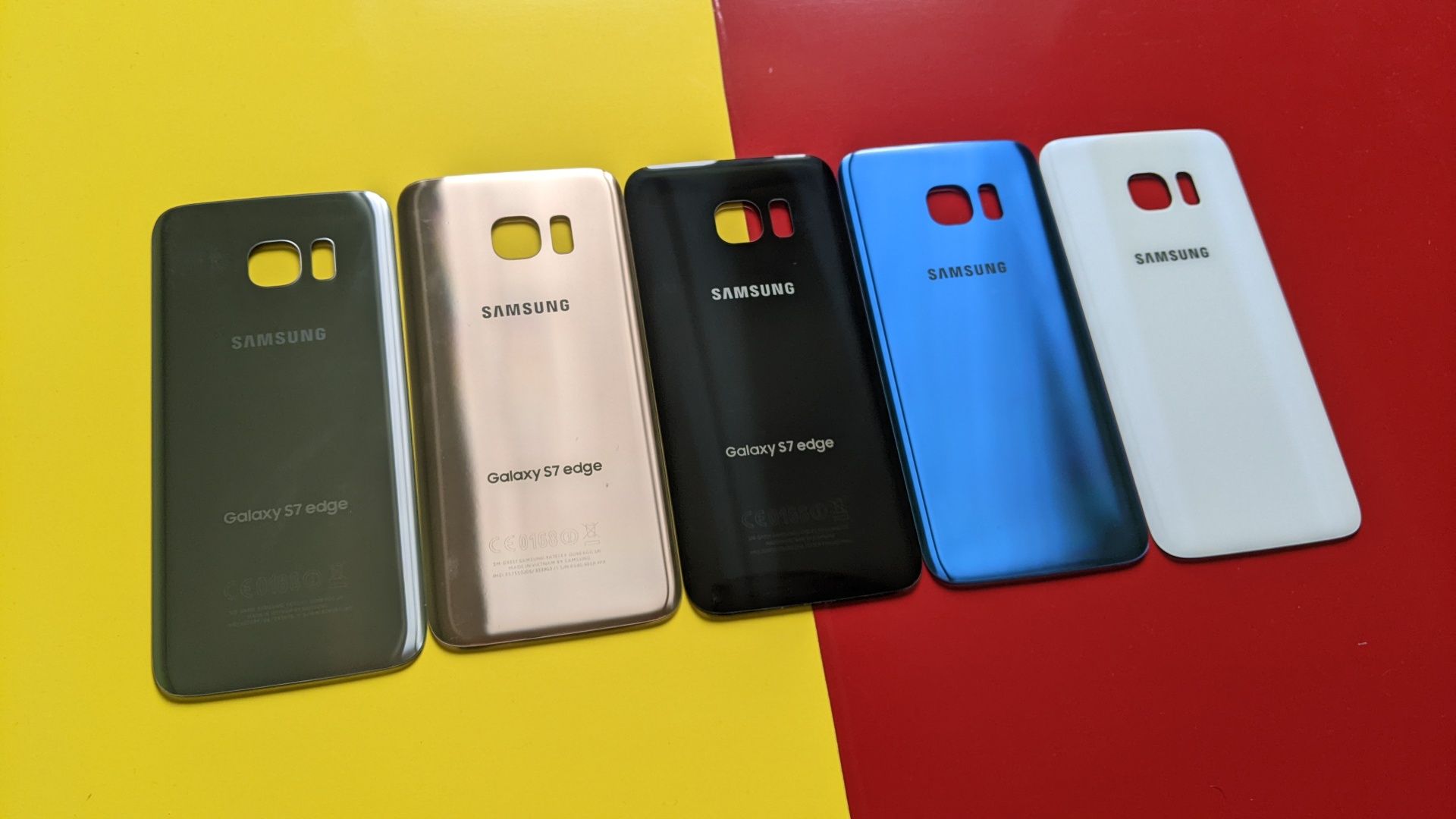 Задняя крышка Samsung s7 7edge заднее стекло корпус