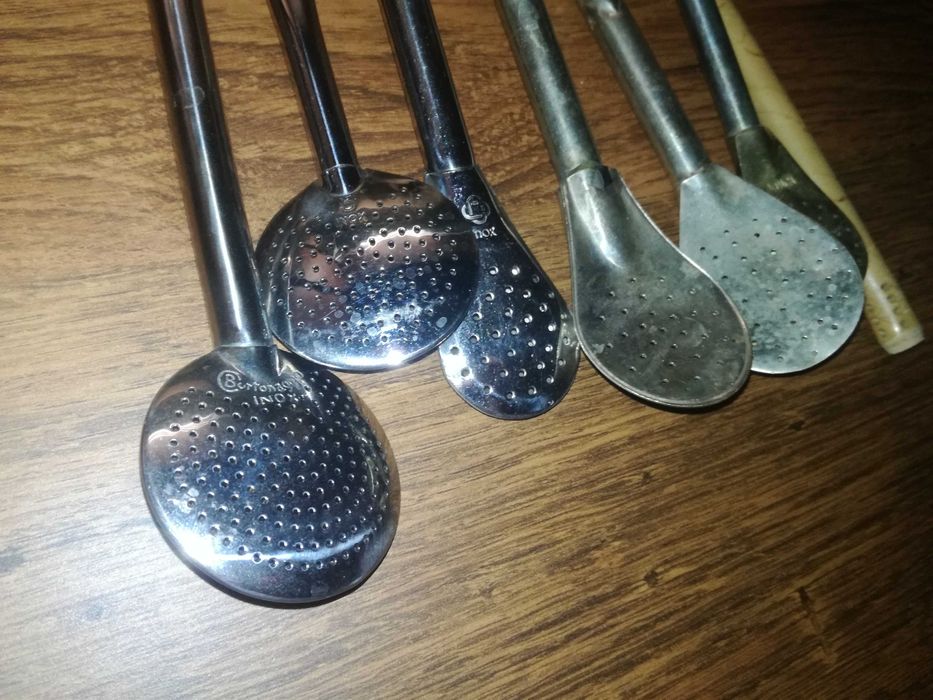 Bombille z inox 18/8 i alpaki do picia yerba mate