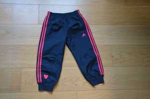 spodnie adidas 2-3 lata granatowe 92-98 cm