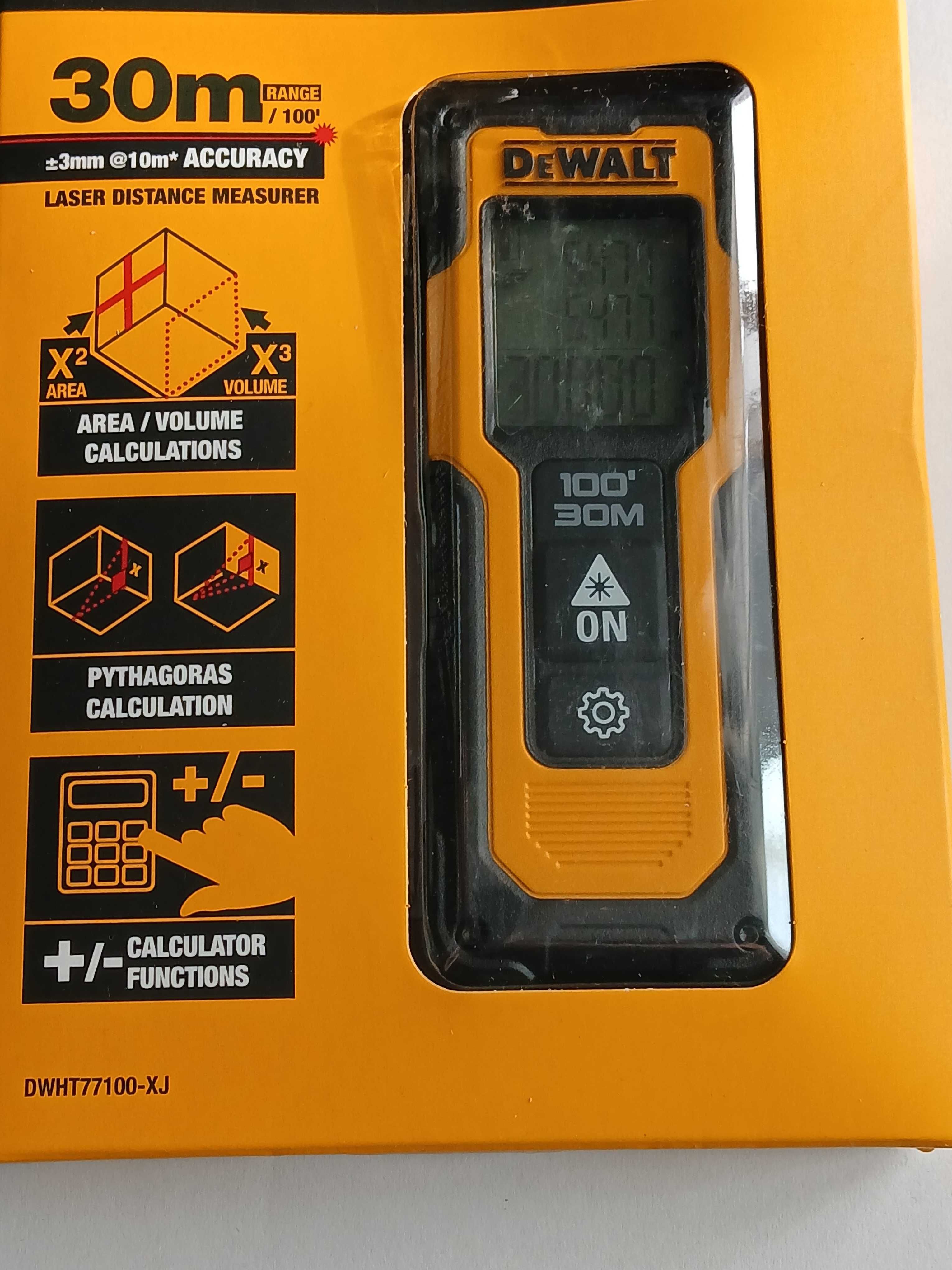 Dalmierz laserowy DeWALT DWHT77100 - XJ*nowy*oryginalna
