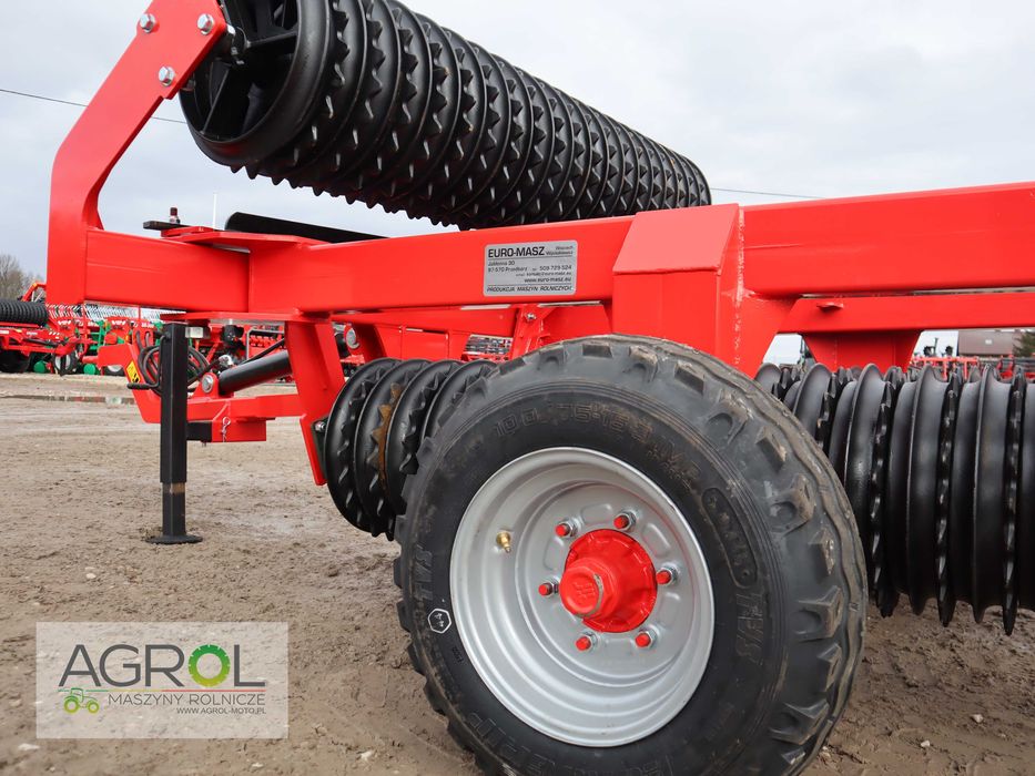 Wał posiewny 6.2m Euromasz pierścienie Cambridge fi 500 Wyprzedaż