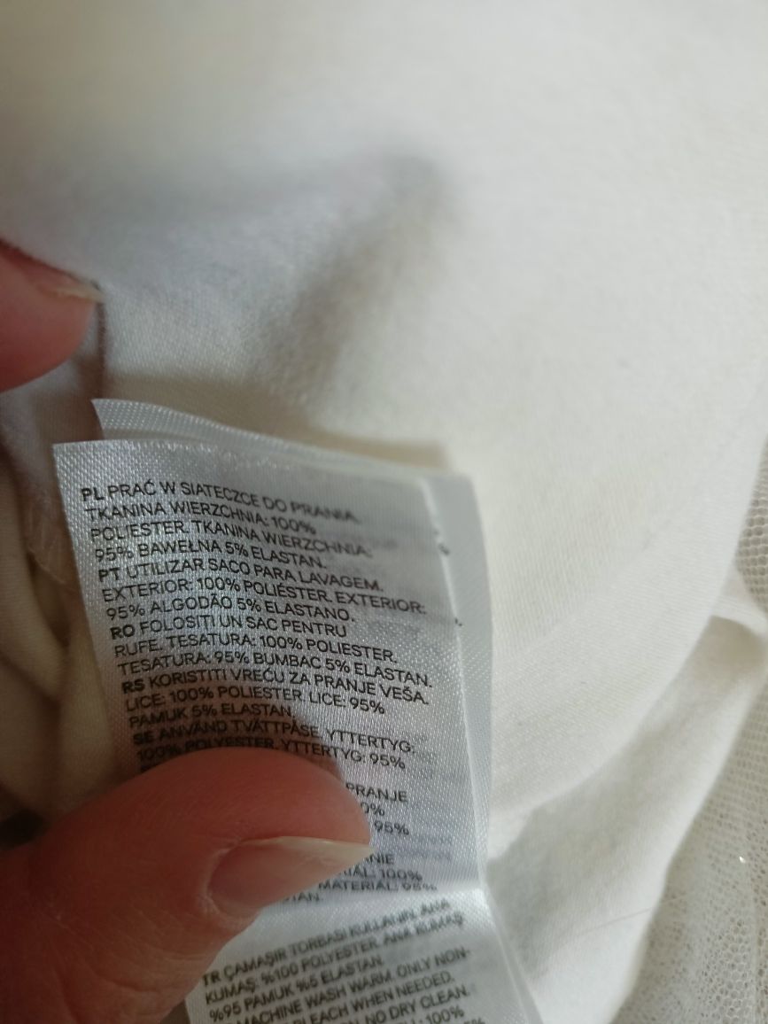 Kremowa sukienka H&M