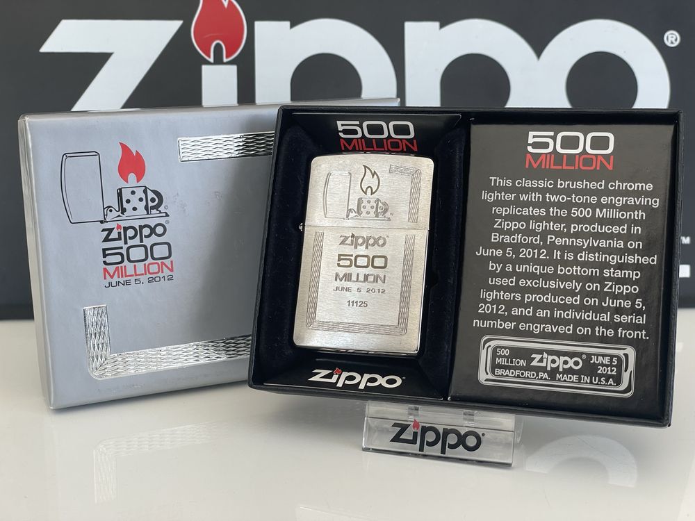Zapalniczka Zippo 2012, 500 Million, Limited Edition, 11125/50000 NOWA