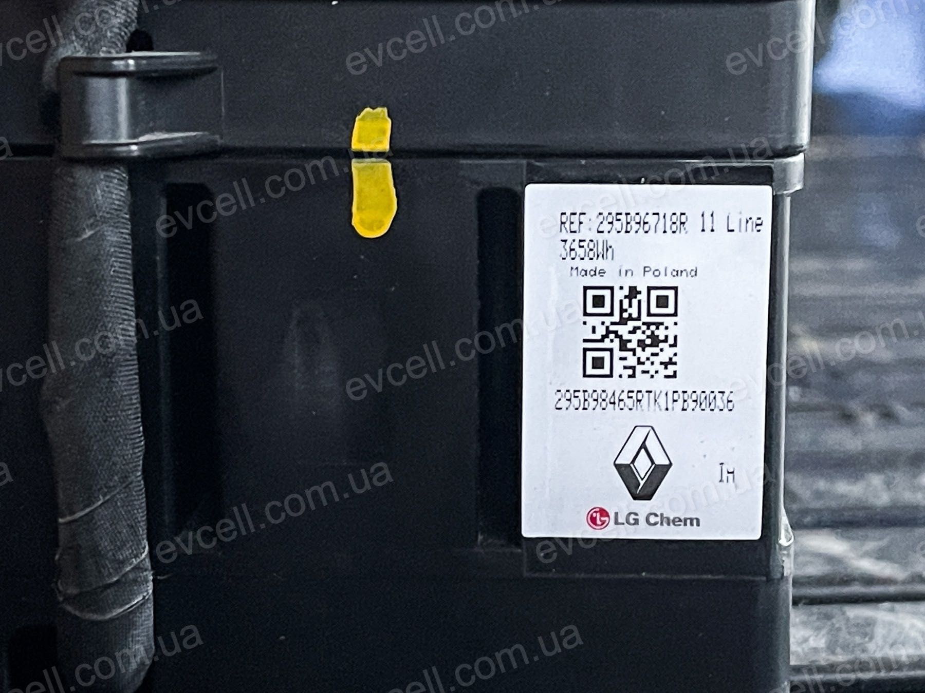 Батарея 3,65kWh 8S2P 126Ah LG Li-Ion NMC для Renault