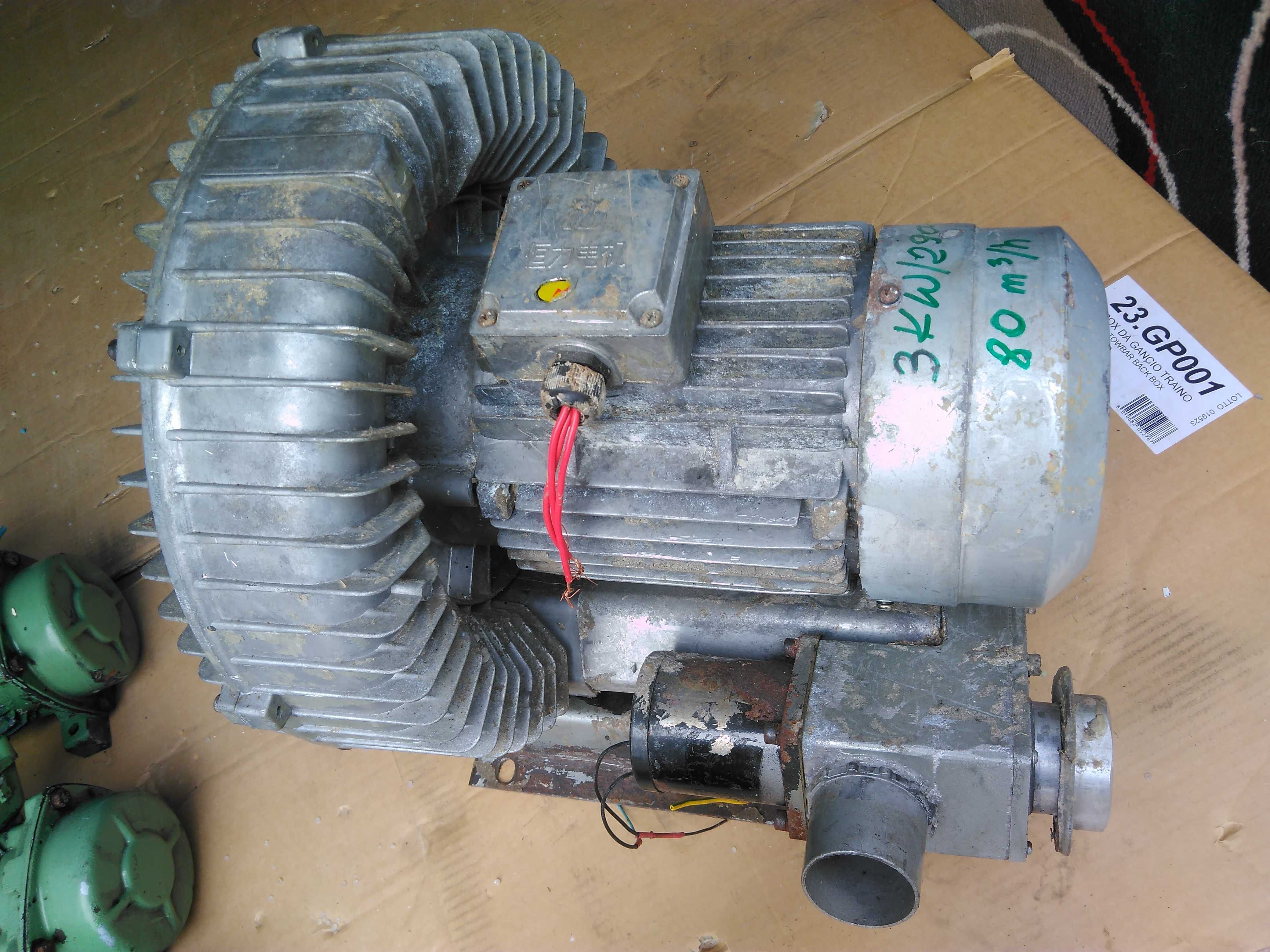 wentylator bocznokanałowy 3kW odkurzacz centralny przemysłowy cnc