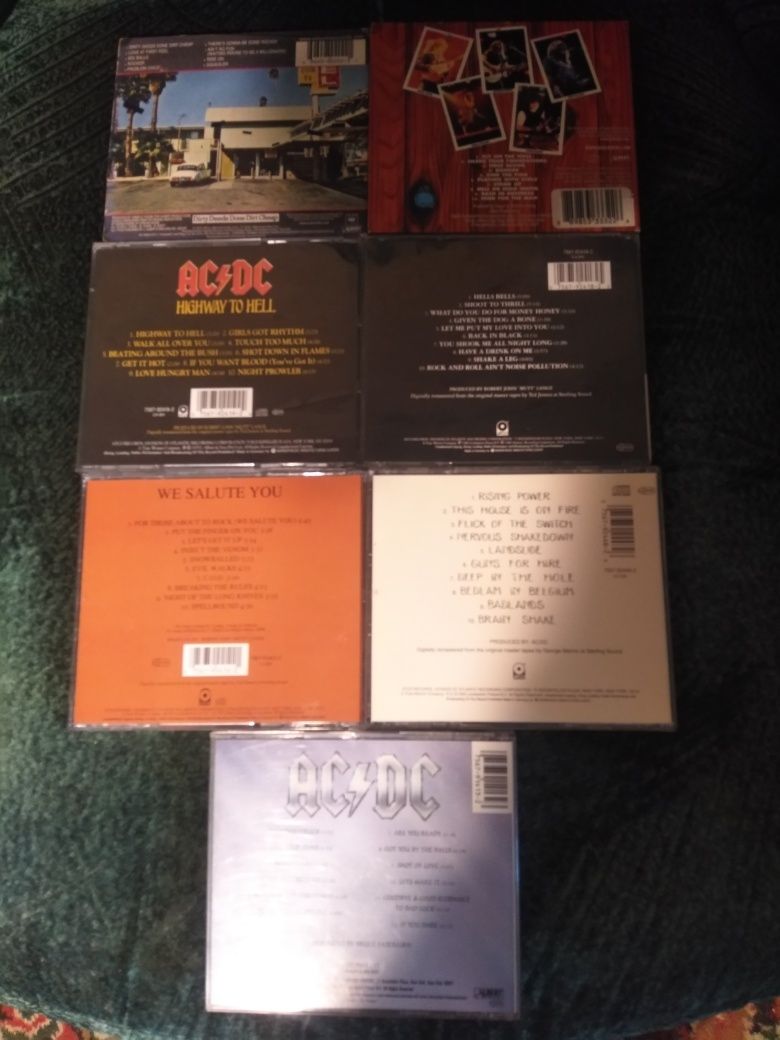 Коллекция AC/DC на CD. Фирминные.