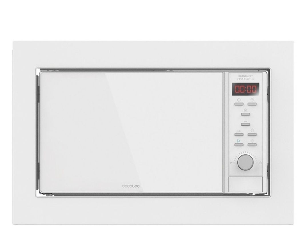 Вбудована мікрохвильова піч Cecotec Grandheat 2350 built-in white