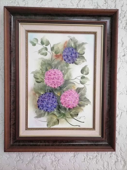 Quadro pintado à mão