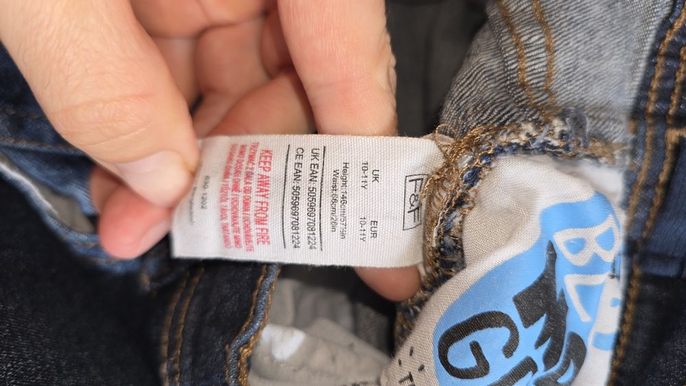 F&F джинси прямого крою.