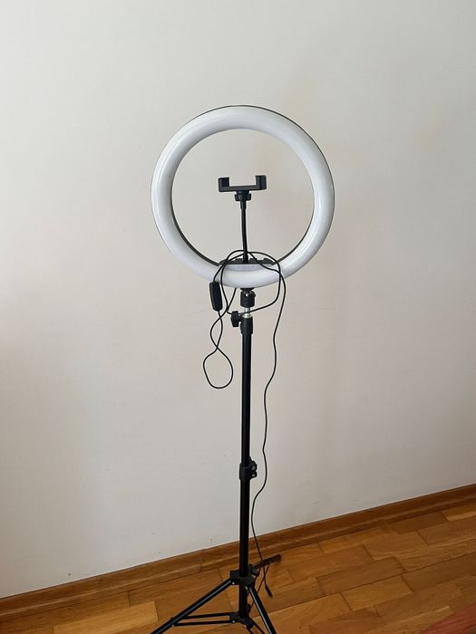 Ring Light com Tripé e Suporte para Telemóvel – Nova