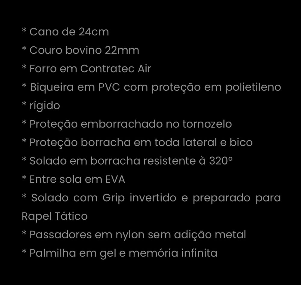 Bota ACERO NOVAS #41